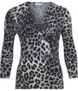 Petite Animal Print Jersey Top